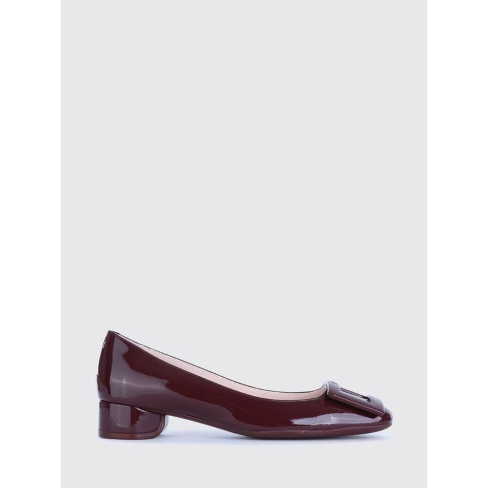 Roger Vivier Shoes Woman Burgundy